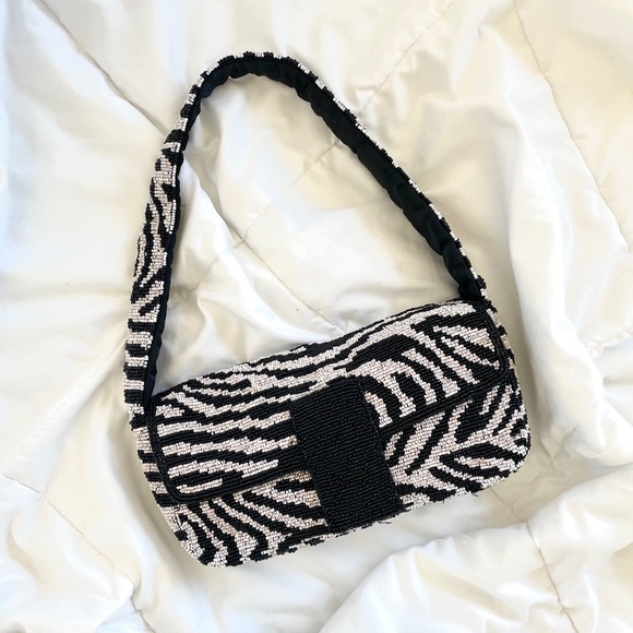 Handbags - Hand beaded Baguette Bag